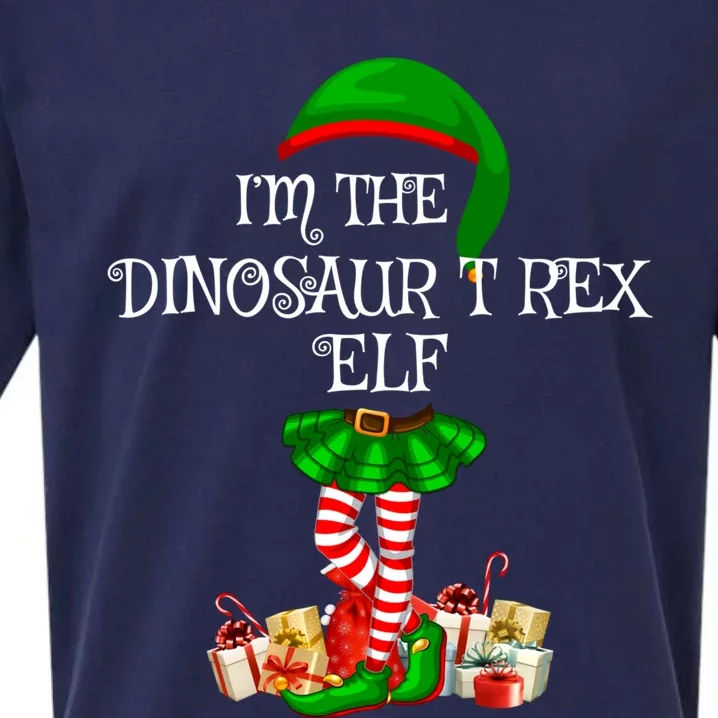 Matching Family Group IM The Dinosaur T Rex Elf Christmas Meaningful Gift Sueded Cloud Jersey T-Shirt