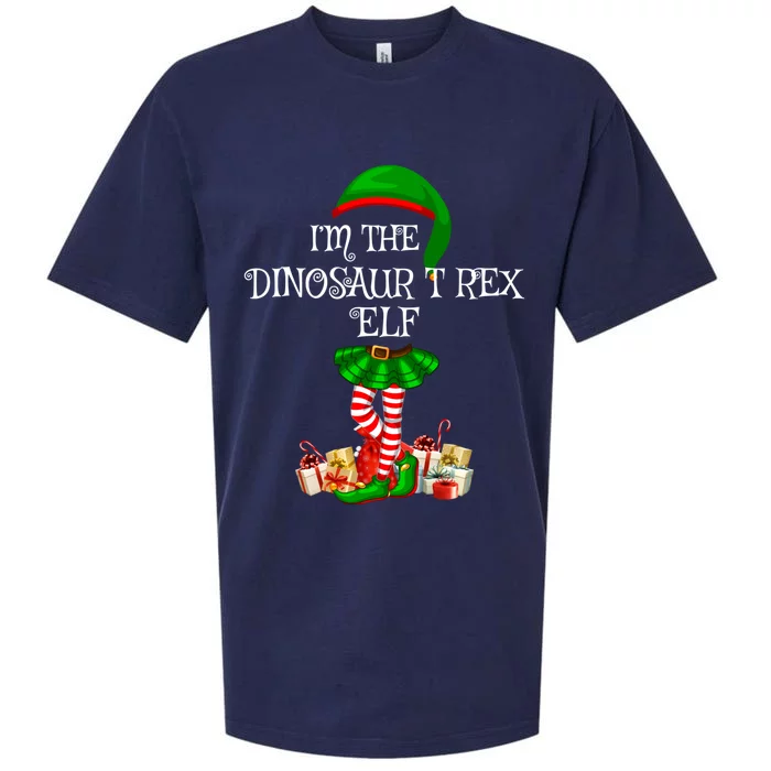 Matching Family Group IM The Dinosaur T Rex Elf Christmas Meaningful Gift Sueded Cloud Jersey T-Shirt