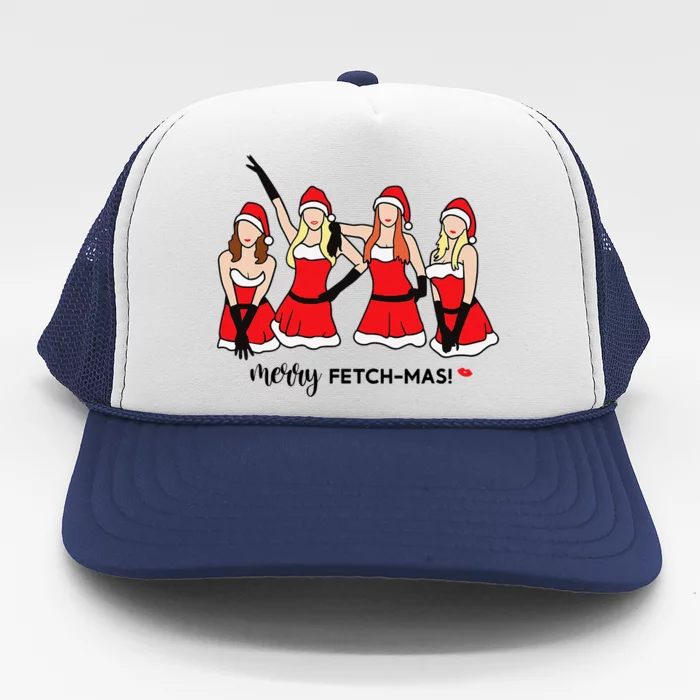 Merry Fetchmas Girls Inspired I'm Cool Mommy Meangirls Christmas Trucker Hat