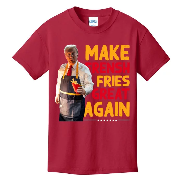 Make Fries Great Again Trump 2024 Kids T-Shirt