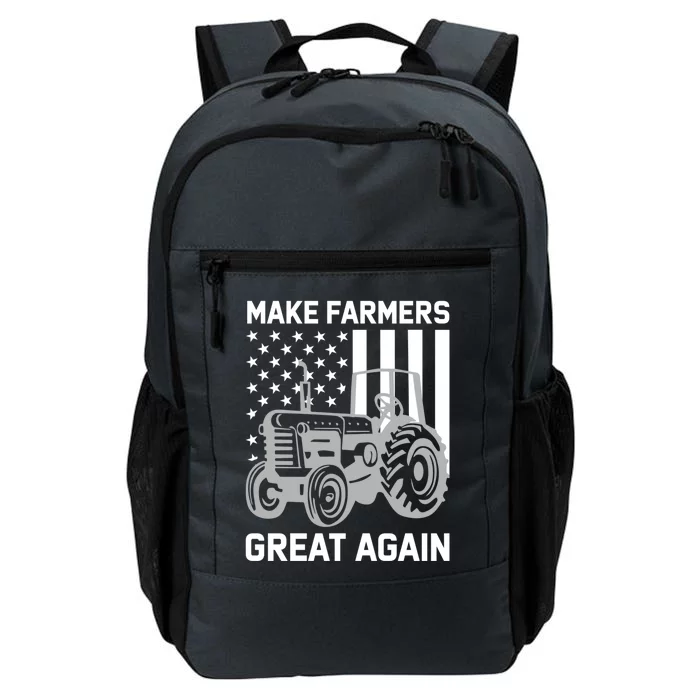 Make Farmers Great Again American Flag Agriculture Tractor Gift Daily Commute Backpack