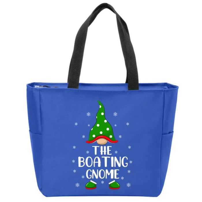 Matching Family Group The Boating Gnome Christmas Great Gift Zip Tote Bag