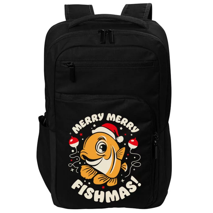 Merry Fishmas Gift Impact Tech Backpack