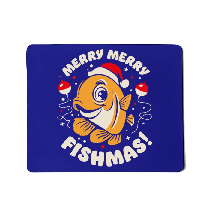 Merry Fishmas Gift Mousepad