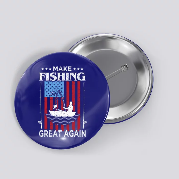 Make Fishing Great Again Cute Gift Button