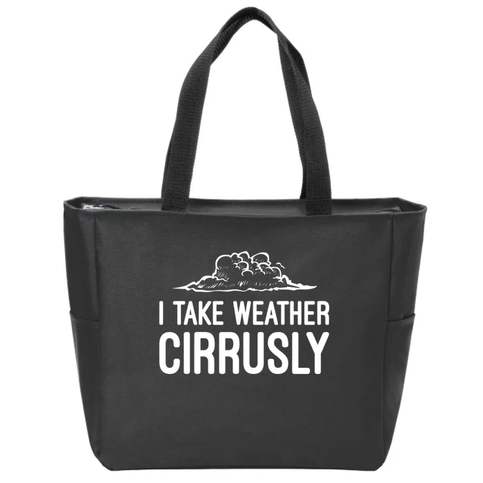 Meteorologist Funny Gift For Kids Men Women Weather Meteorology Zip Tote Bag