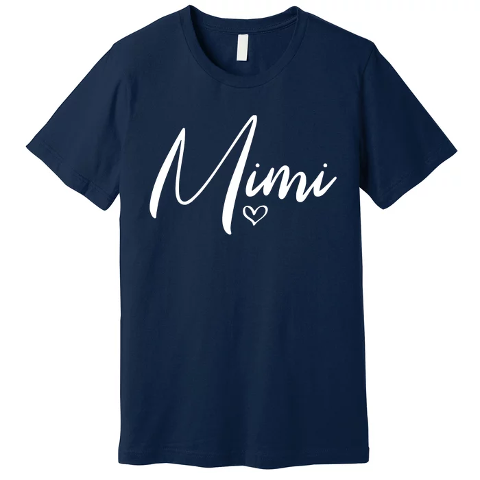 Mimi For Grandma Christmas Mothers Day Grandparents Premium T-Shirt