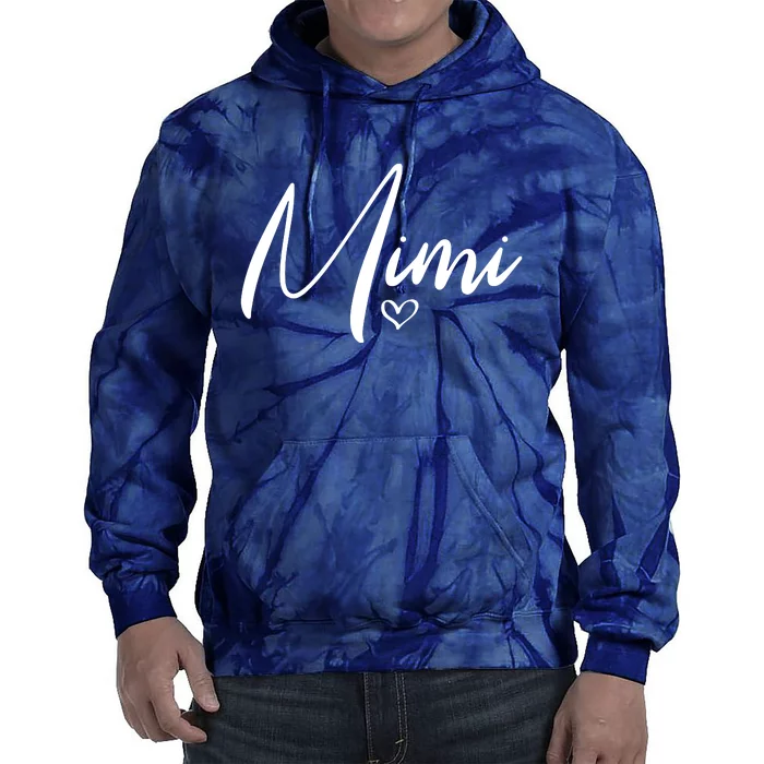 Mimi For Grandma Christmas Mothers Day Grandparents Tie Dye Hoodie