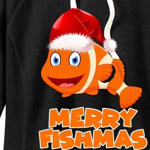 Merry Fishmas Gift Women's Fleece Hoodie