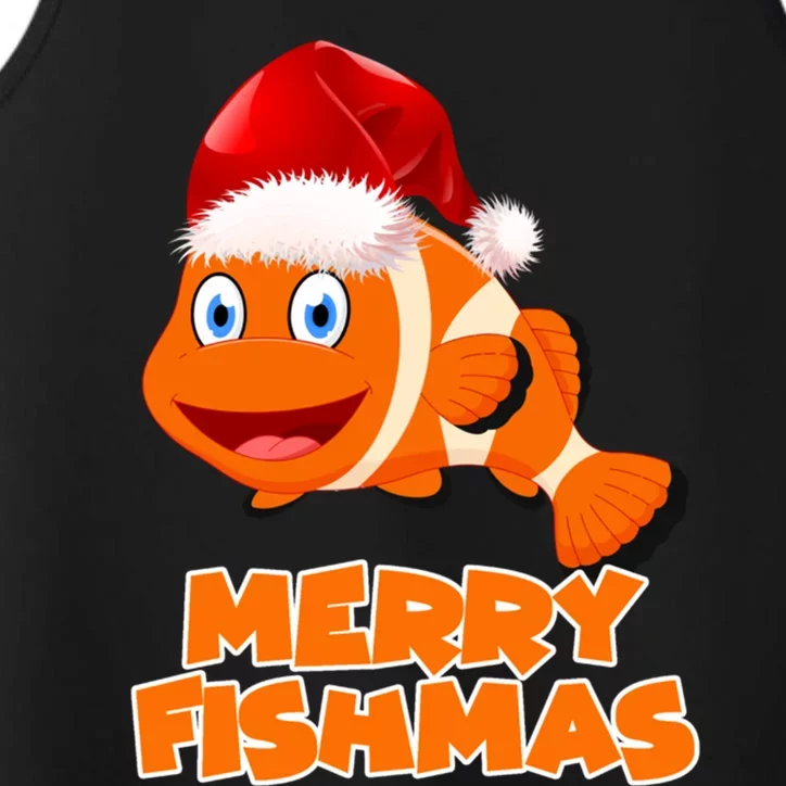 Merry Fishmas Gift Performance Tank