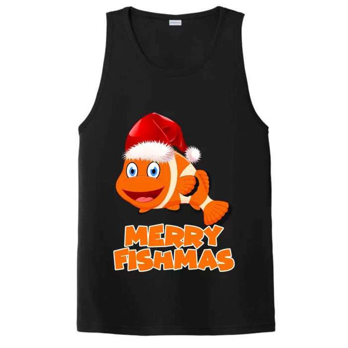 Merry Fishmas Gift Performance Tank