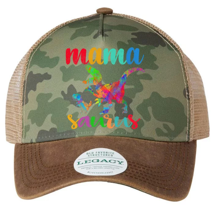 Mamasaurus Family Gift Cool Gift Legacy Tie Dye Trucker Hat