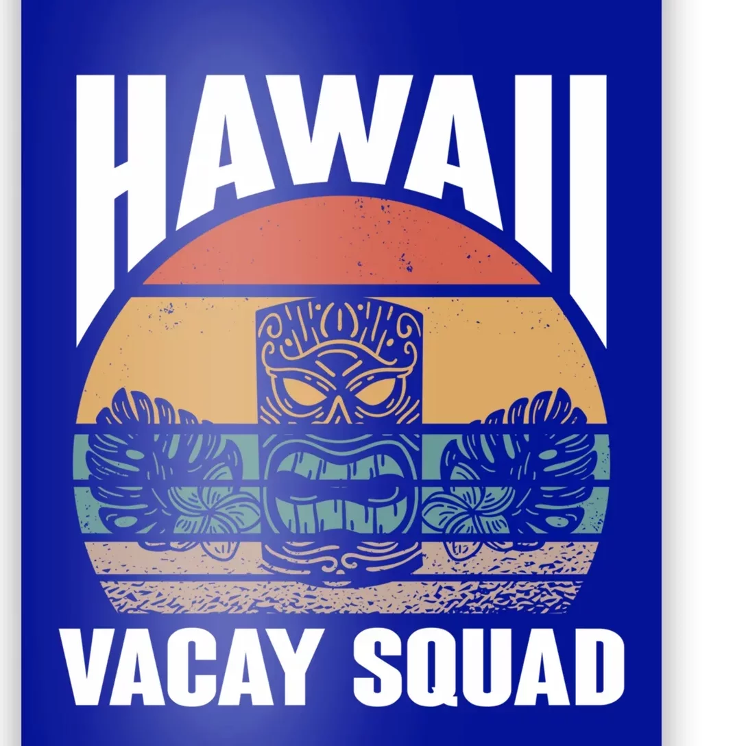 Matching Family Group Hawaiian Retro Hawaii Vacay Squad Cute Gift Poster