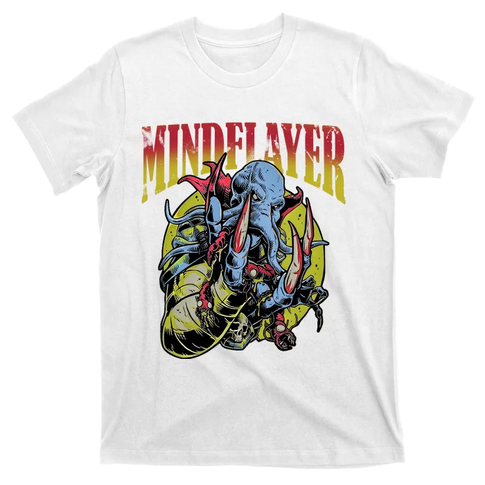 Mind Flayer Gamer Game Lover Retro T-Shirt