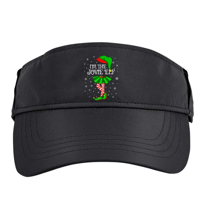 Matching Family Group I'm The Jovie Elf Christmas Adult Drive Performance Visor