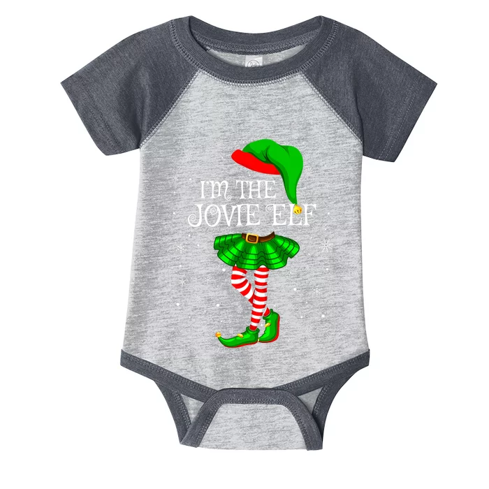 Matching Family Group I'm The Jovie Elf Christmas Infant Baby Jersey Bodysuit