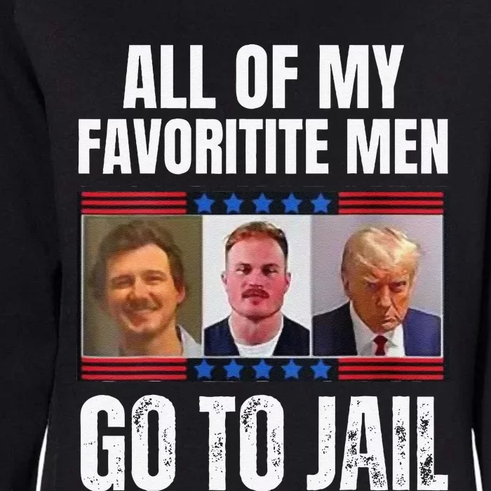 My Favorite Go To Jail Womens California Wash Sweatshirt