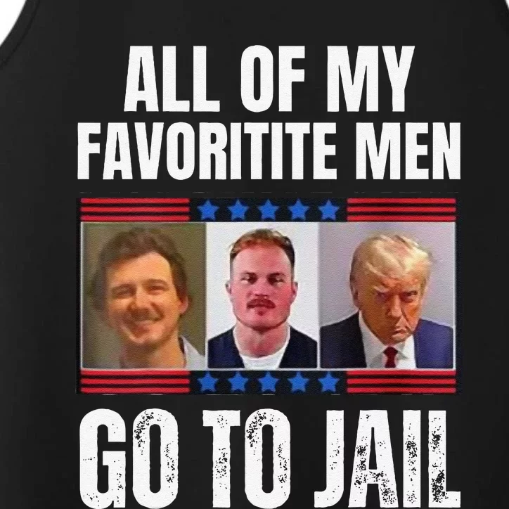 My Favorite Go To Jail Performance Tank