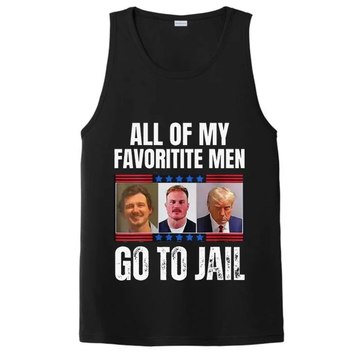 My Favorite Go To Jail Performance Tank