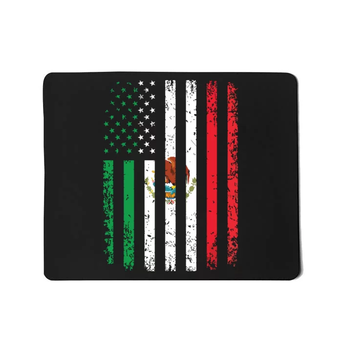 Mexico Flag Gift 4th Of July USA American Mexican Flag Mousepad