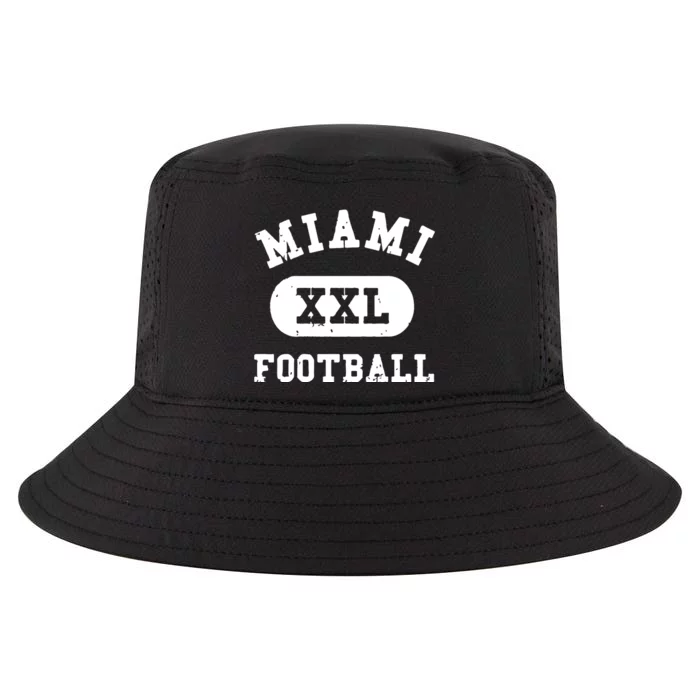 Miami Football Gift For Fan Sport Cool Comfort Performance Bucket Hat