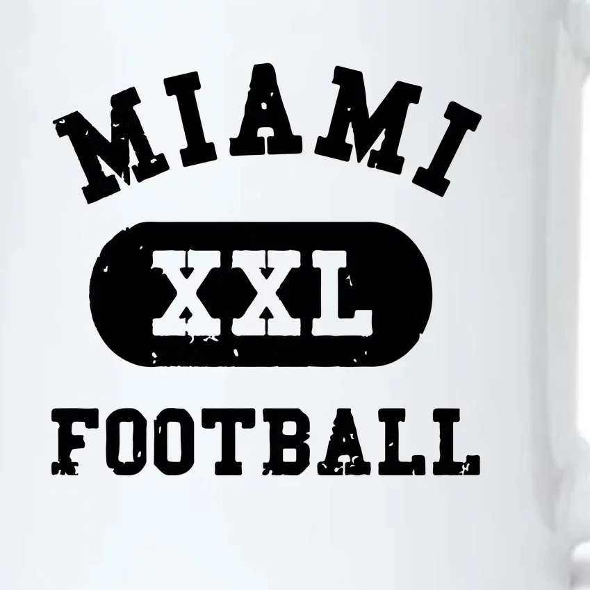 Miami Football Gift For Fan Sport Black Color Changing Mug