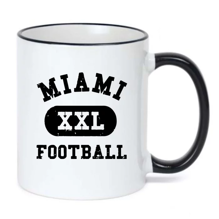 Miami Football Gift For Fan Sport Black Color Changing Mug