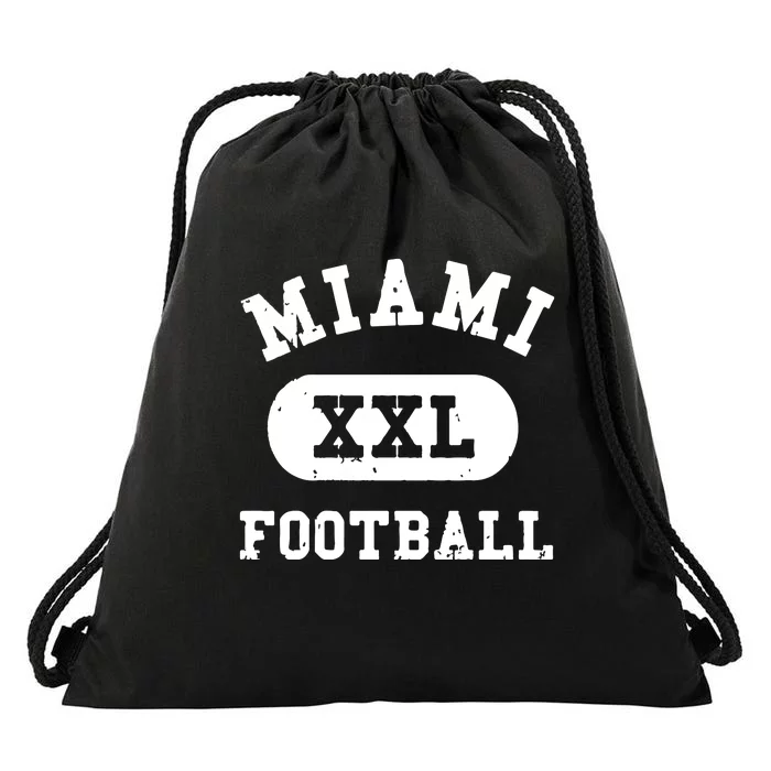 Miami Football Gift For Fan Sport Drawstring Bag