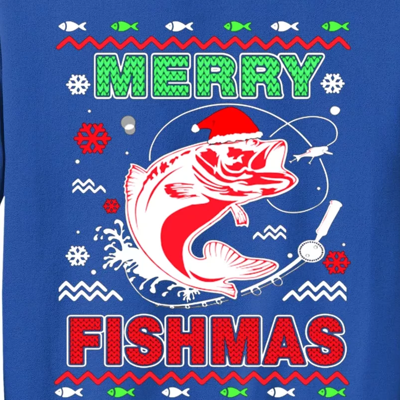 Merry Fishmas Gift Tall Sweatshirt