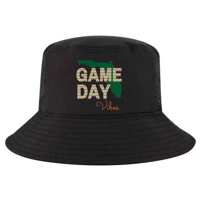 Miami Football Game Day Vibes Fall Tailgate Cool Comfort Performance Bucket Hat