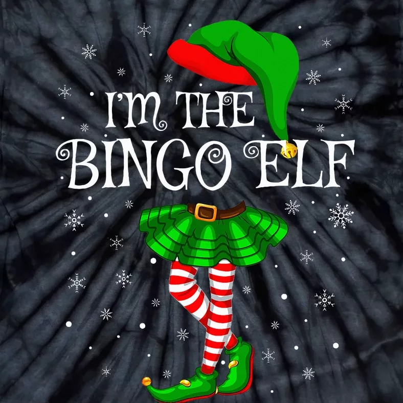 Matching Family Group IM The Bingo Elf Christmas Tie-Dye T-Shirt