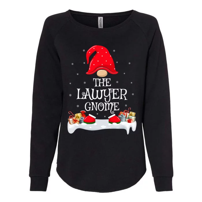 Matching Family Group The Lawyer Gnome Christmas Funny Gift Womens California Wash Sweatshirt