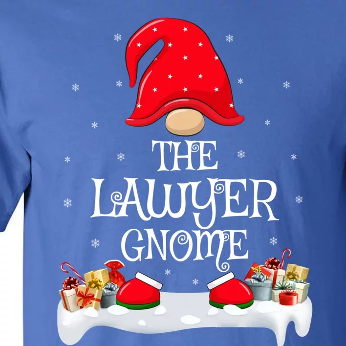 Matching Family Group The Lawyer Gnome Christmas Funny Gift Tall T-Shirt