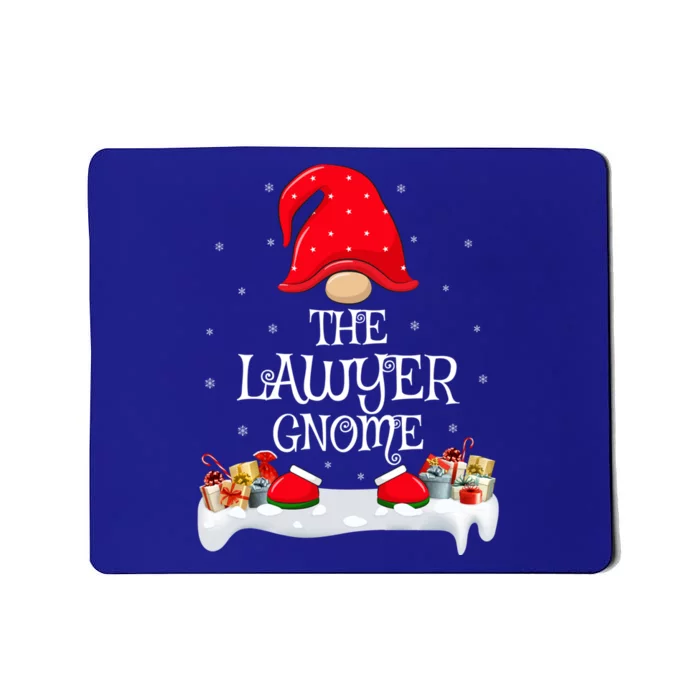 Matching Family Group The Lawyer Gnome Christmas Funny Gift Mousepad