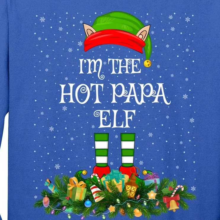 Matching Family Group I'm The Hot Papa Christmas Meaningful Gift Tall Long Sleeve T-Shirt