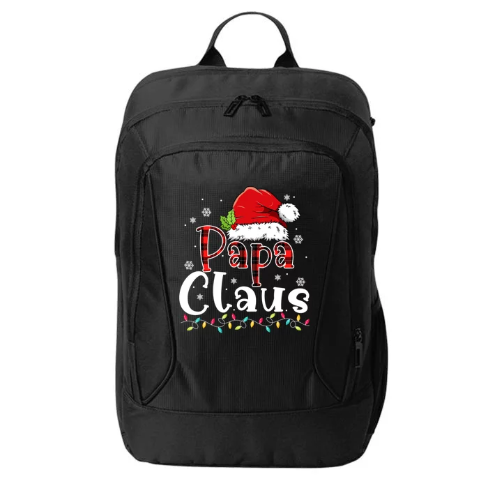 Matching Family Ghristmas Pajama Papa Santa Claus Costume Gift City Backpack