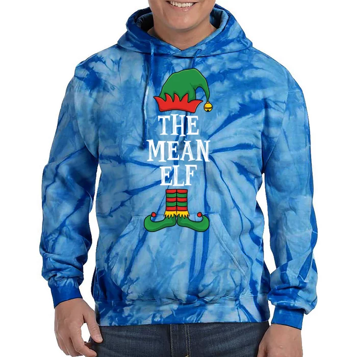 Matching Family Group Funny Xmas IM The Mean Elf Christmas Cool Gift Tie Dye Hoodie