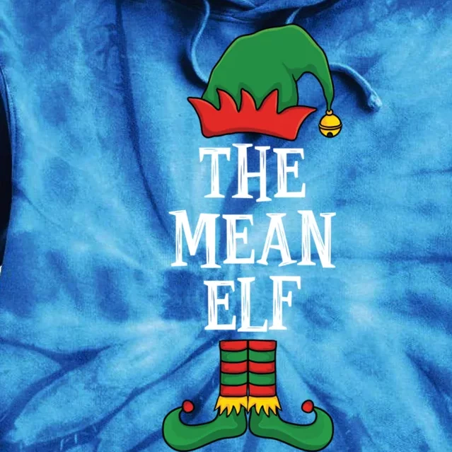 Matching Family Group Funny Xmas IM The Mean Elf Christmas Cool Gift Tie Dye Hoodie