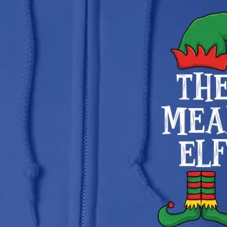 Matching Family Group Funny Xmas IM The Mean Elf Christmas Cool Gift Full Zip Hoodie