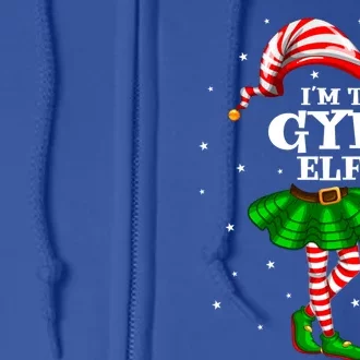 Matching Family Group IM The Gym Elf Christmas Gift Full Zip Hoodie