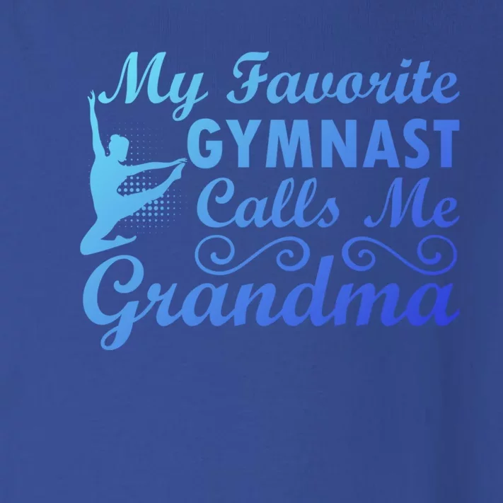 My Favorite Gymnast Calls Me Grandma Gymnastic Dog Lover Gift Toddler Long Sleeve Shirt