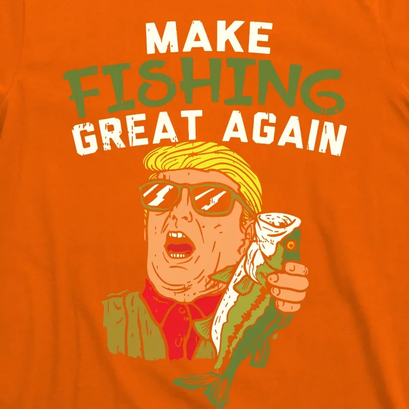 Make Fishing Great Again Trump Funny Fisherman Angler Gift T-Shirt