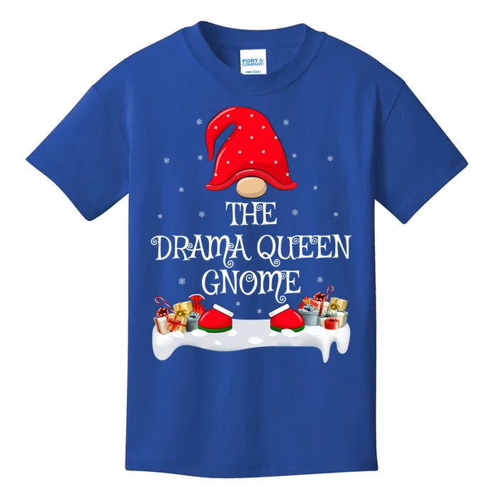 Matching Family Group The Drama Queen Gnome Christmas Gift Kids T-Shirt