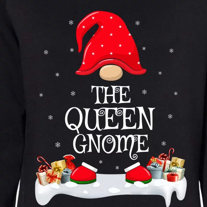 Matching Family Group The Queen Gnome Christmas Gift Womens California Wash Sweatshirt