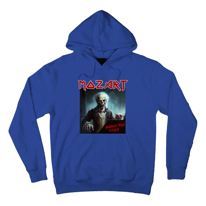 Mozart Funny Heavy Metal S Vintage Sarcastic Music Hoodie