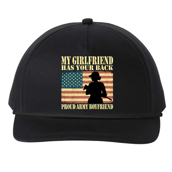 My Friend Has Your Back Proud Army Friend Lover Funny Gift Snapback Five-Panel Rope Hat