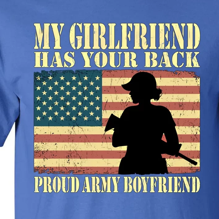 My Friend Has Your Back Proud Army Friend Lover Funny Gift Tall T-Shirt