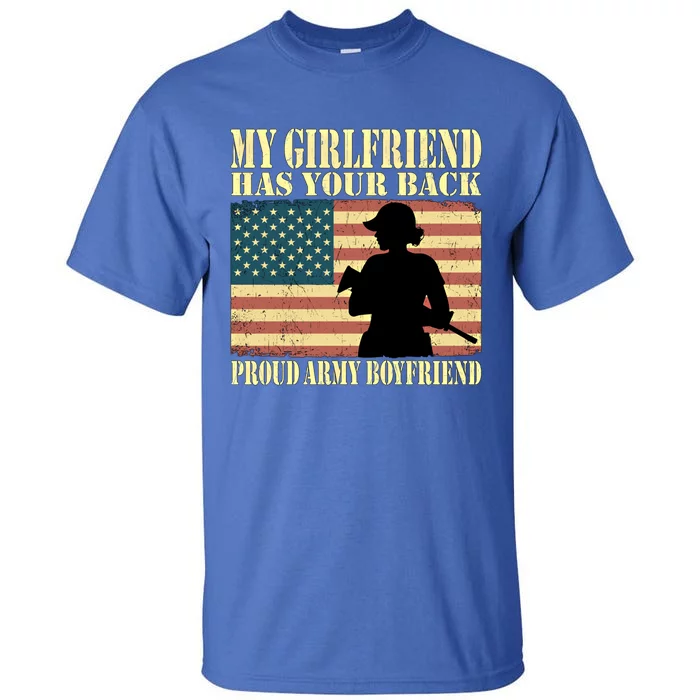 My Friend Has Your Back Proud Army Friend Lover Funny Gift Tall T-Shirt