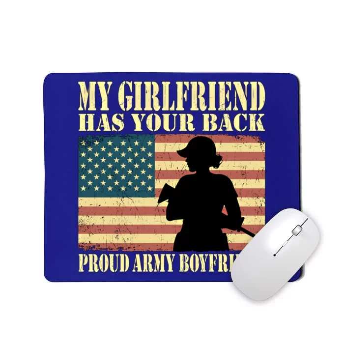 My Friend Has Your Back Proud Army Friend Lover Funny Gift Mousepad