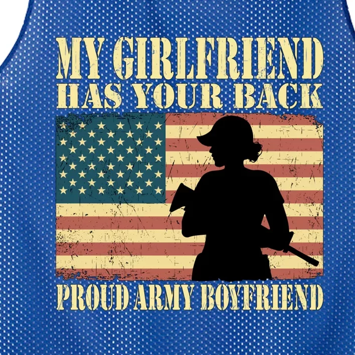 My Friend Has Your Back Proud Army Friend Lover Funny Gift Funny Gift Mesh Reversible Basketball Jersey Tank